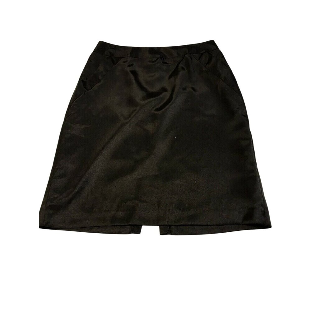 Jaclyn Smith Women's Size 6 Skirt Pencil Lined Black Knee Length New With Tags